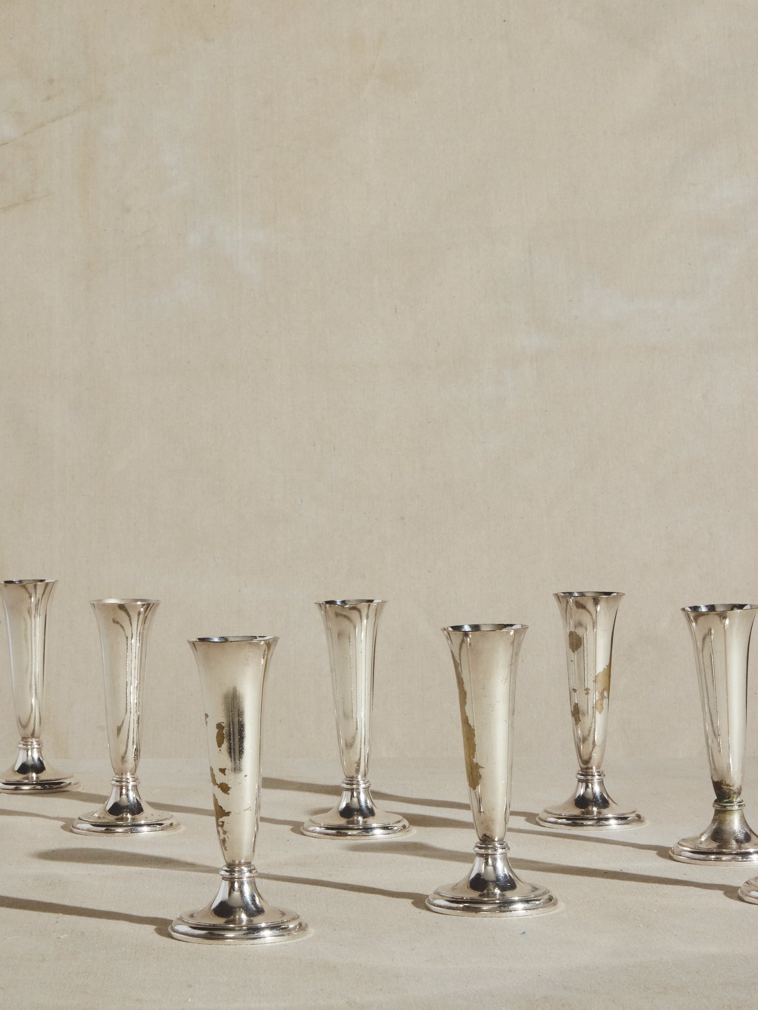 Hotel Silver Vases