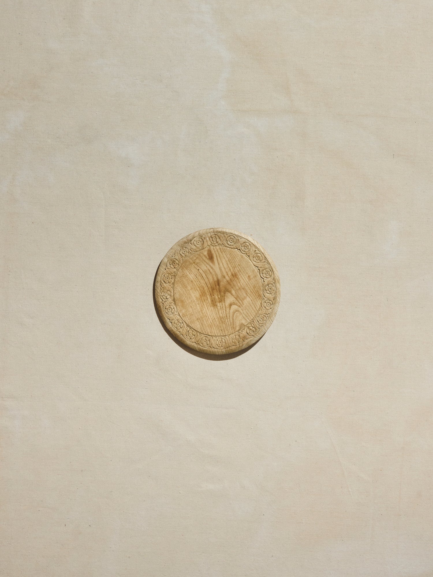 Carved Oak Breadboard