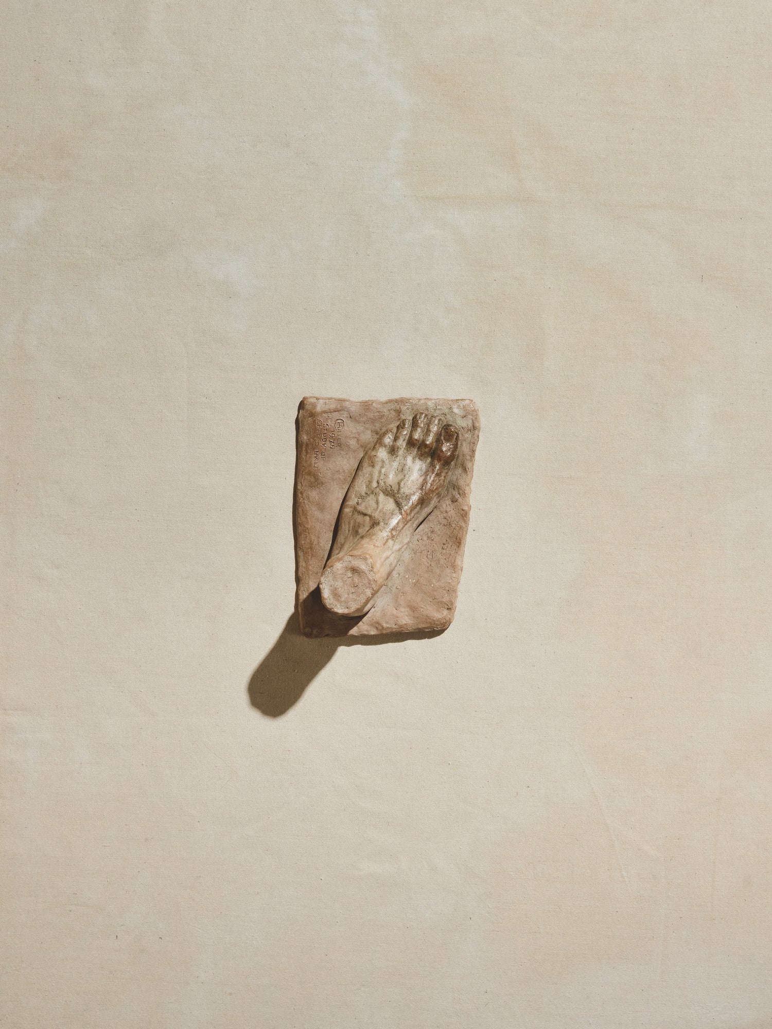 Modeled Clay Foot