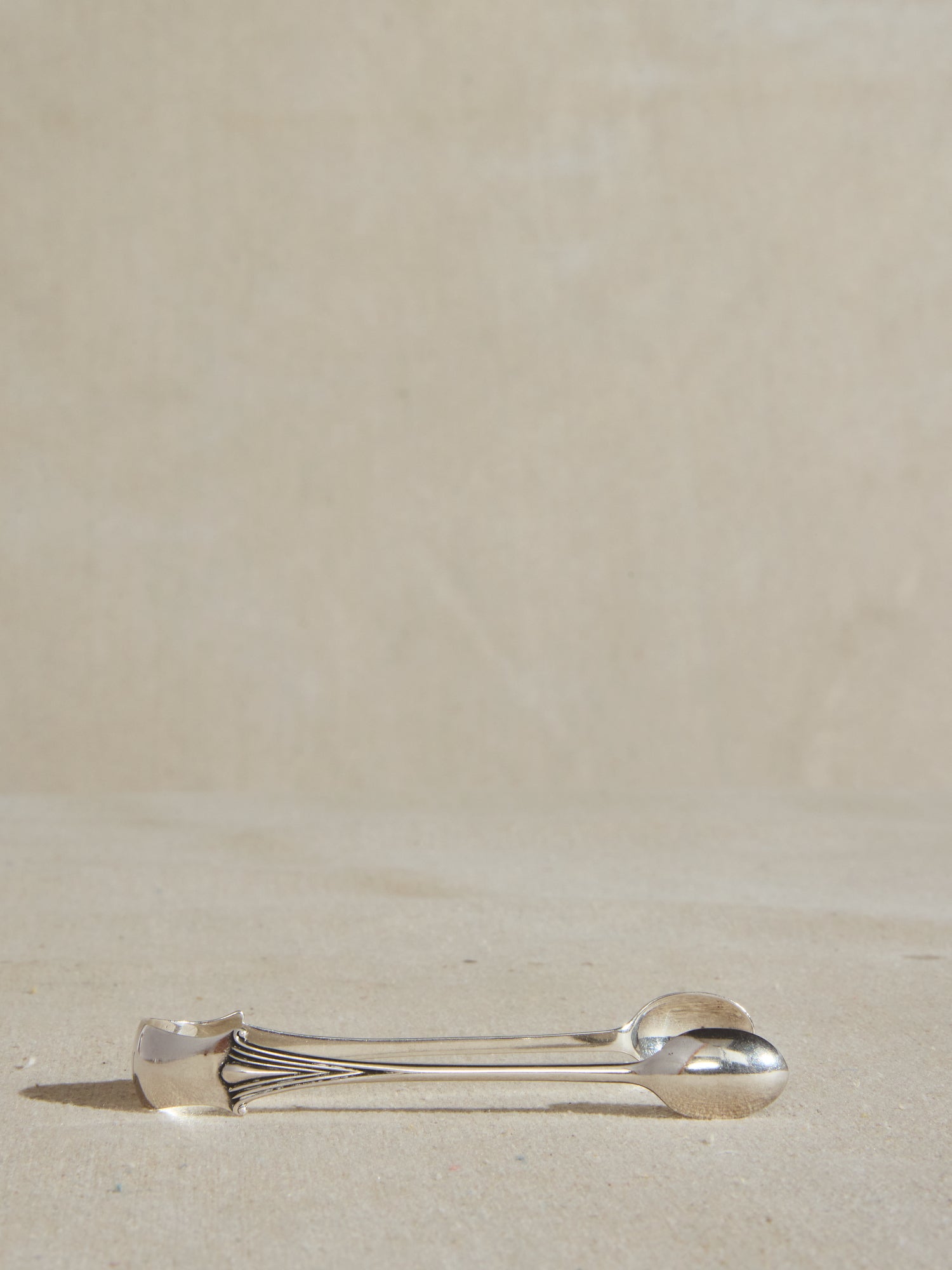 English Silver Tongs