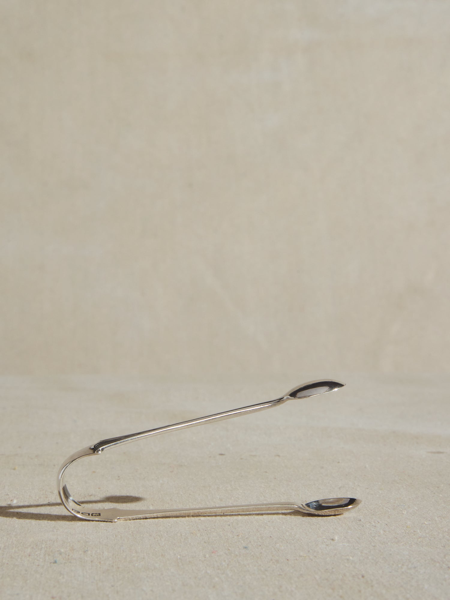 English Silver Tongs