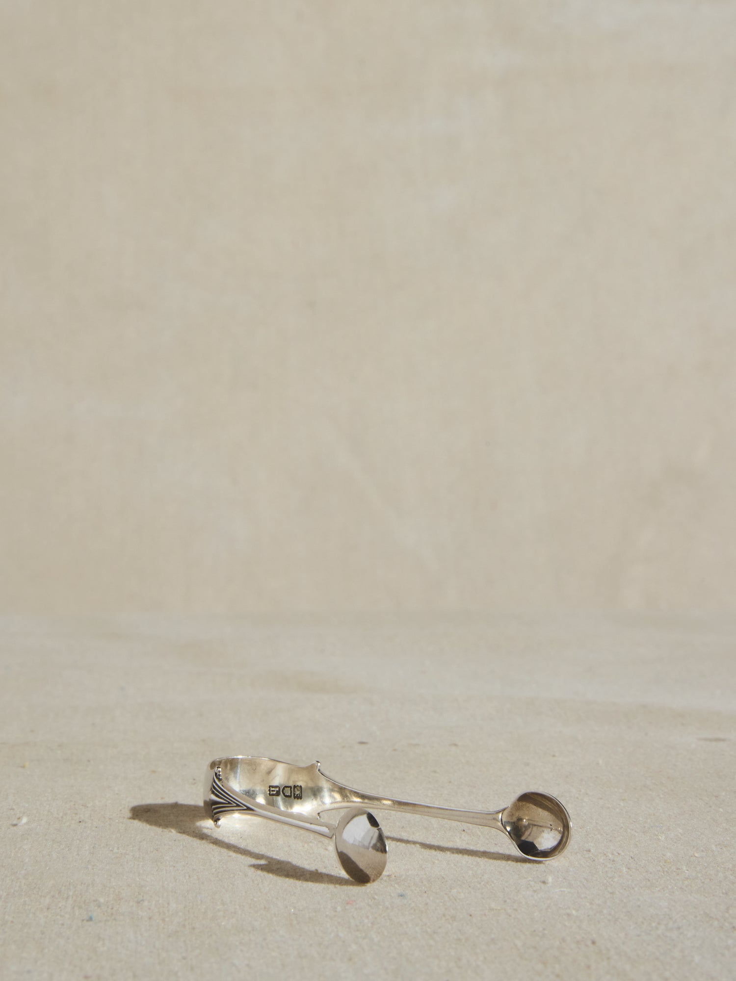 English Silver Tongs
