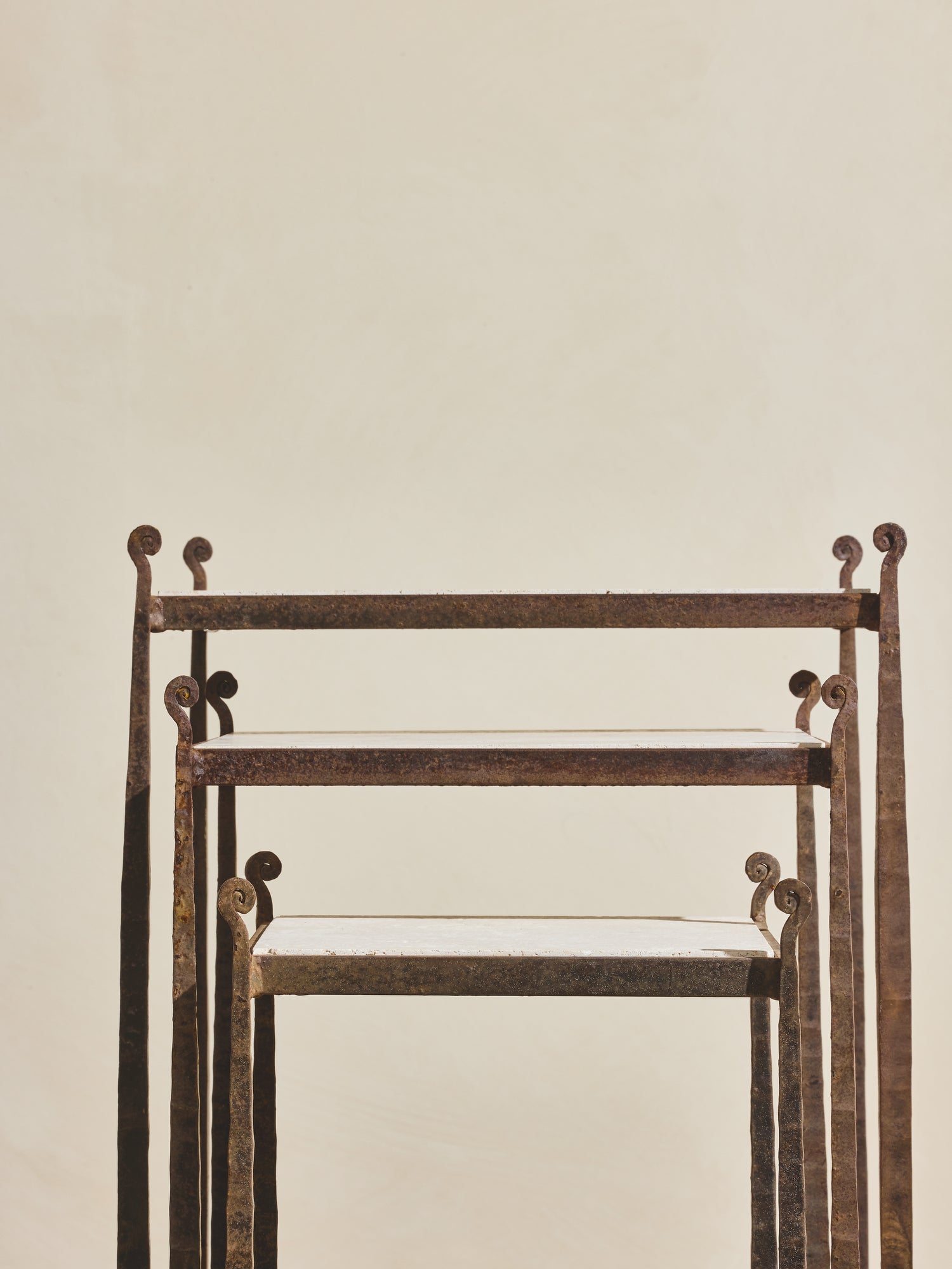 Travertine Nesting Tables