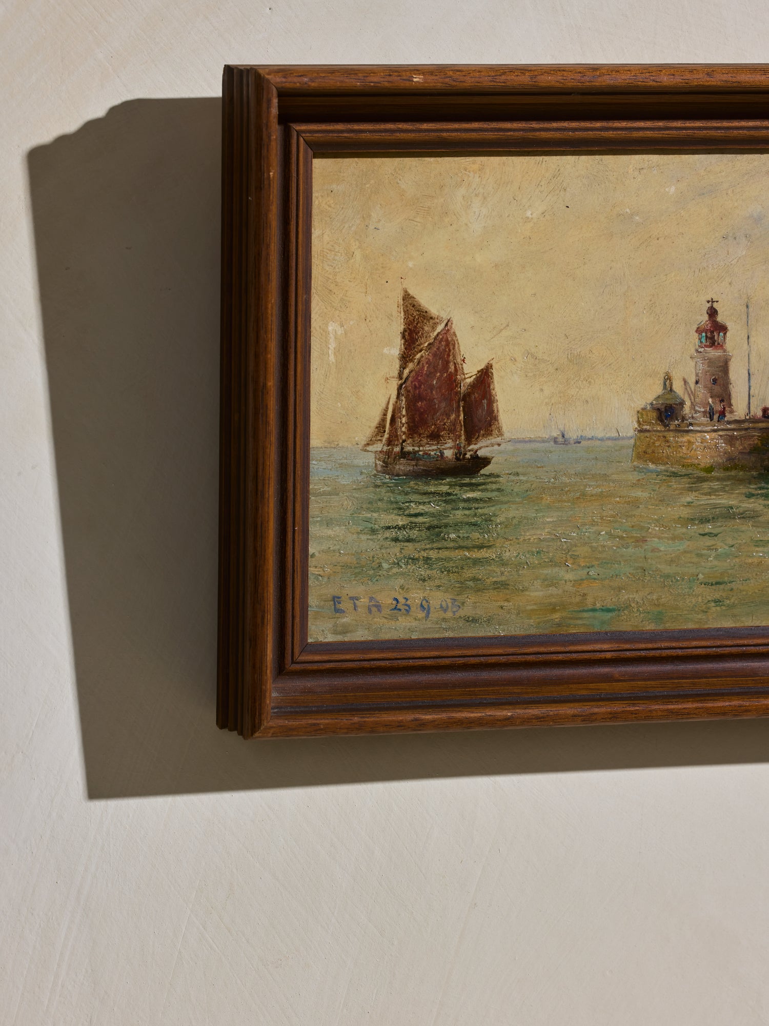 Peinture à l'huile de phare