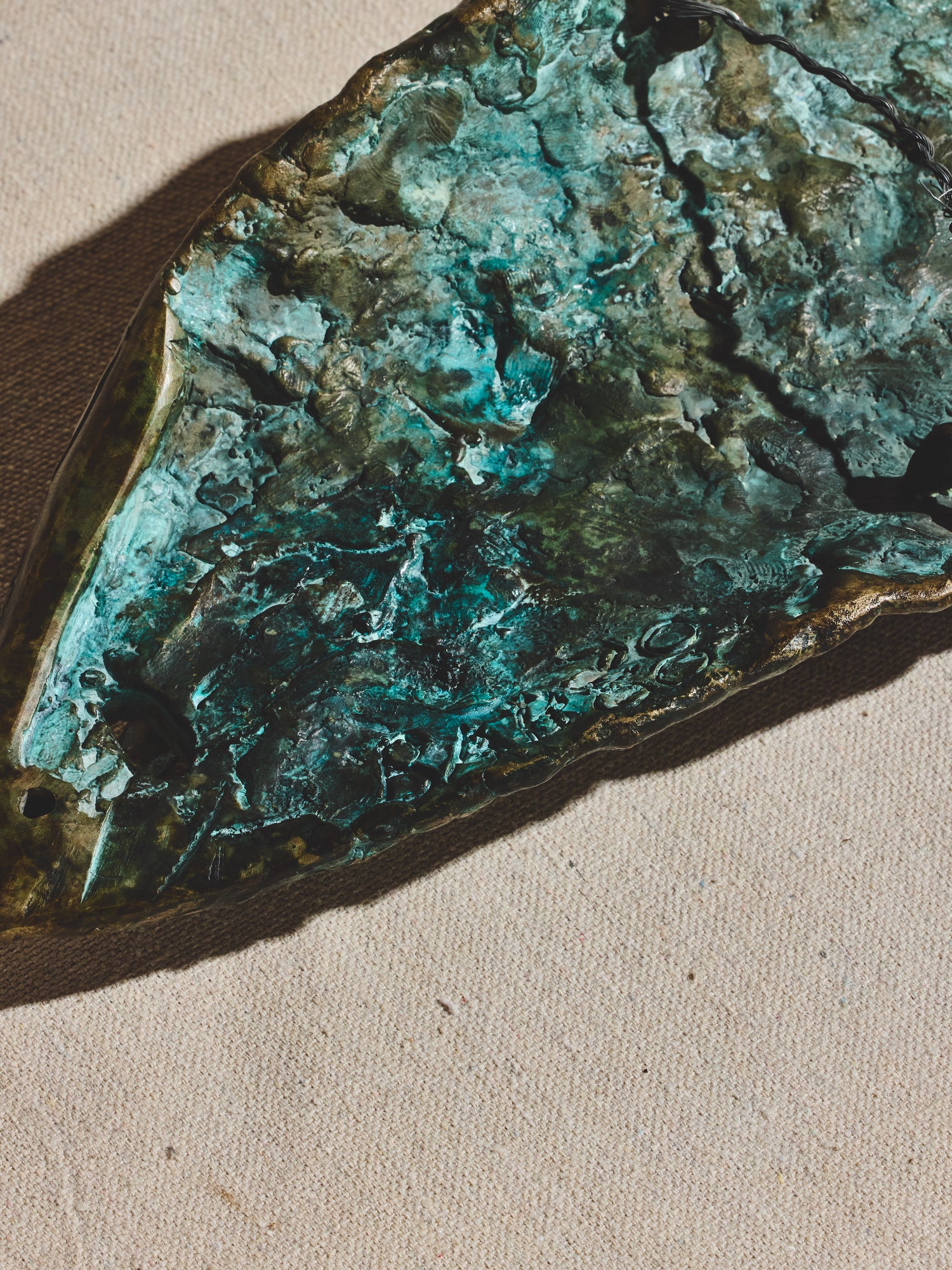 Bronze Face Sculpture