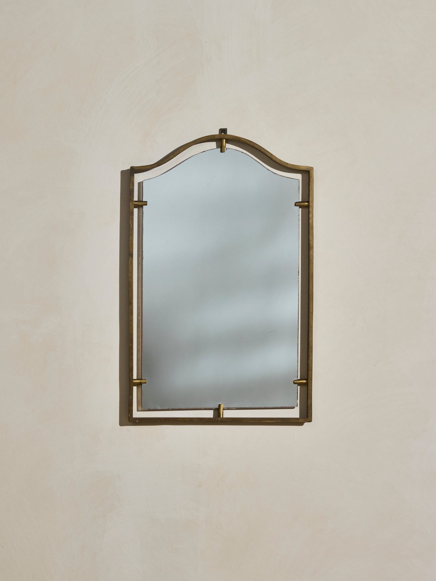 Italian Brass Mirror