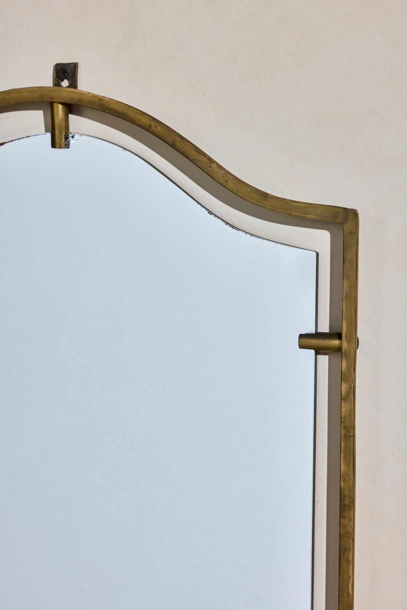 Italian Brass Mirror