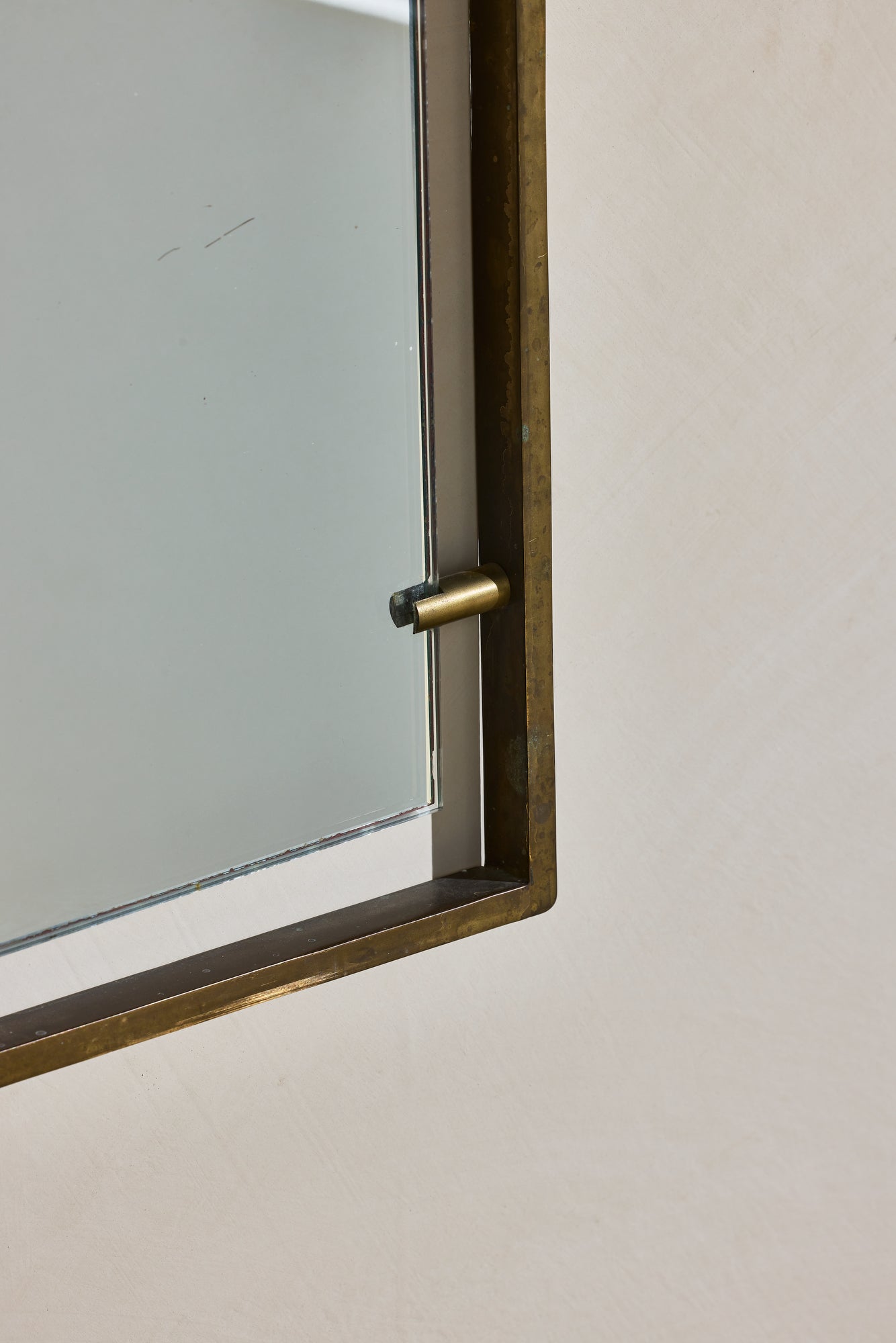 Italian Brass Mirror