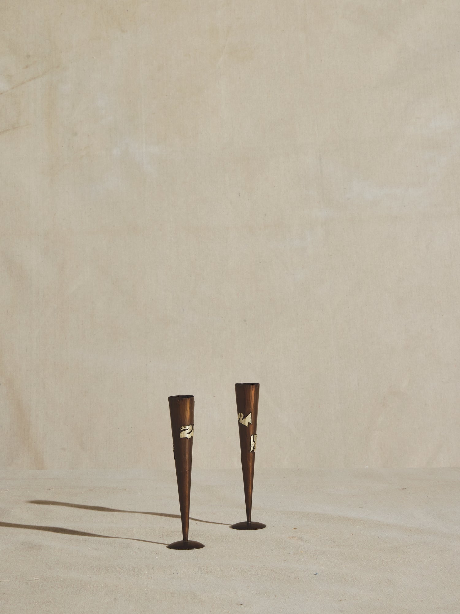 Silver Sticki Vases