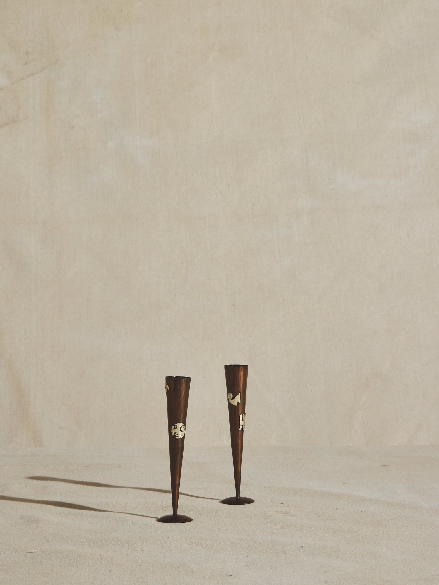 Silver Sticki Vases