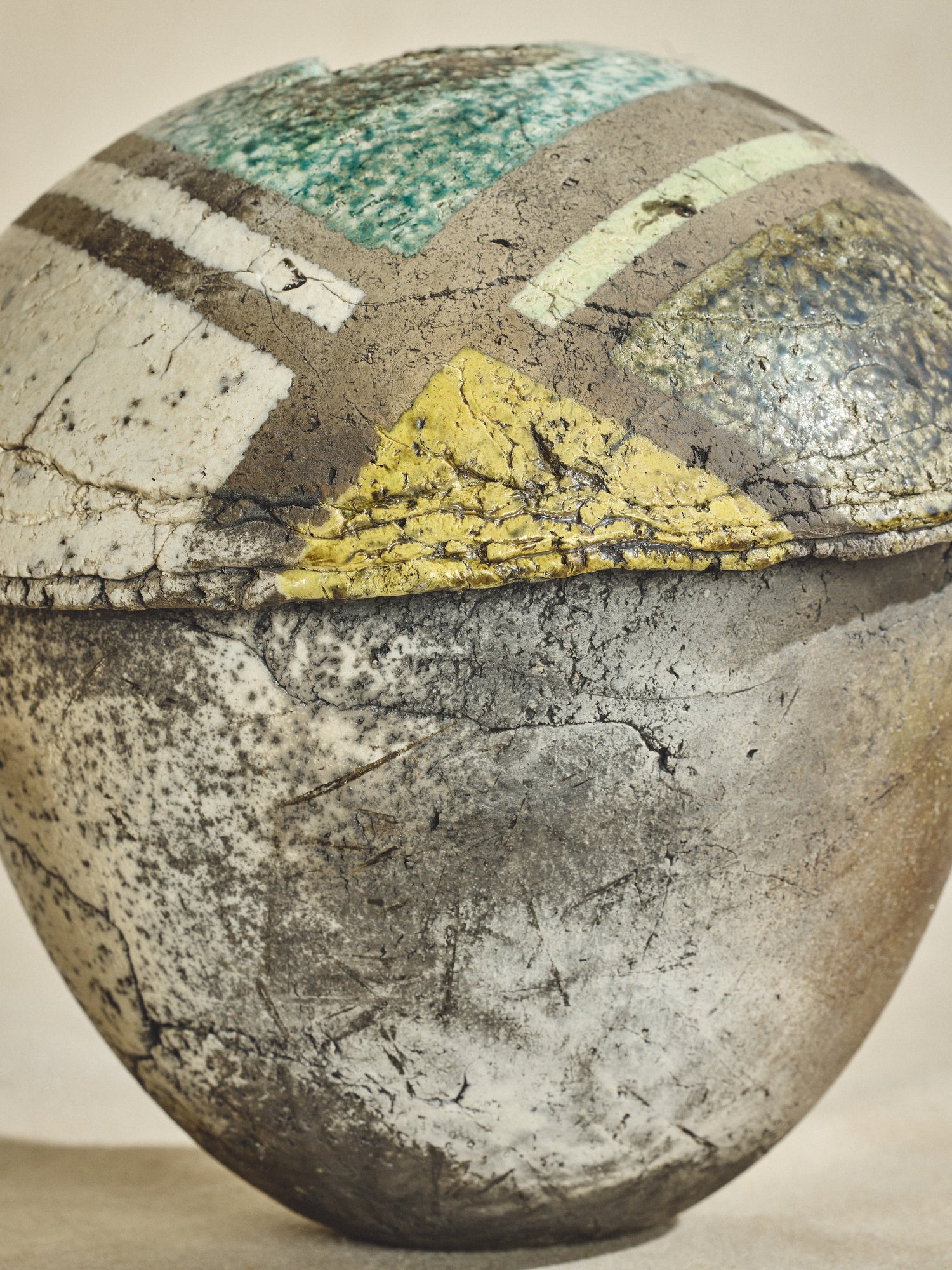 Earthenware vase
