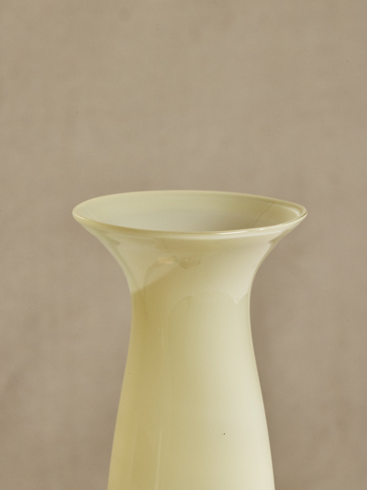Willsea O'Brien - Hand Blown Oppaline Yellow Vase