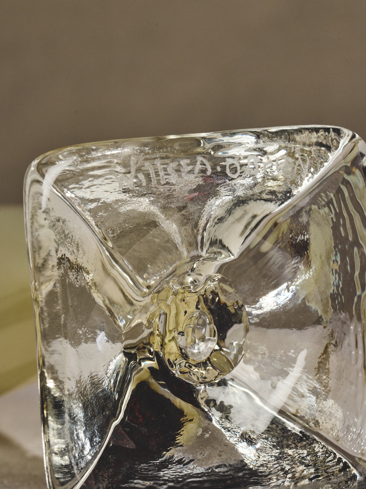 Willsea O'Brien - Hand Blown Oppaline Yellow Vase