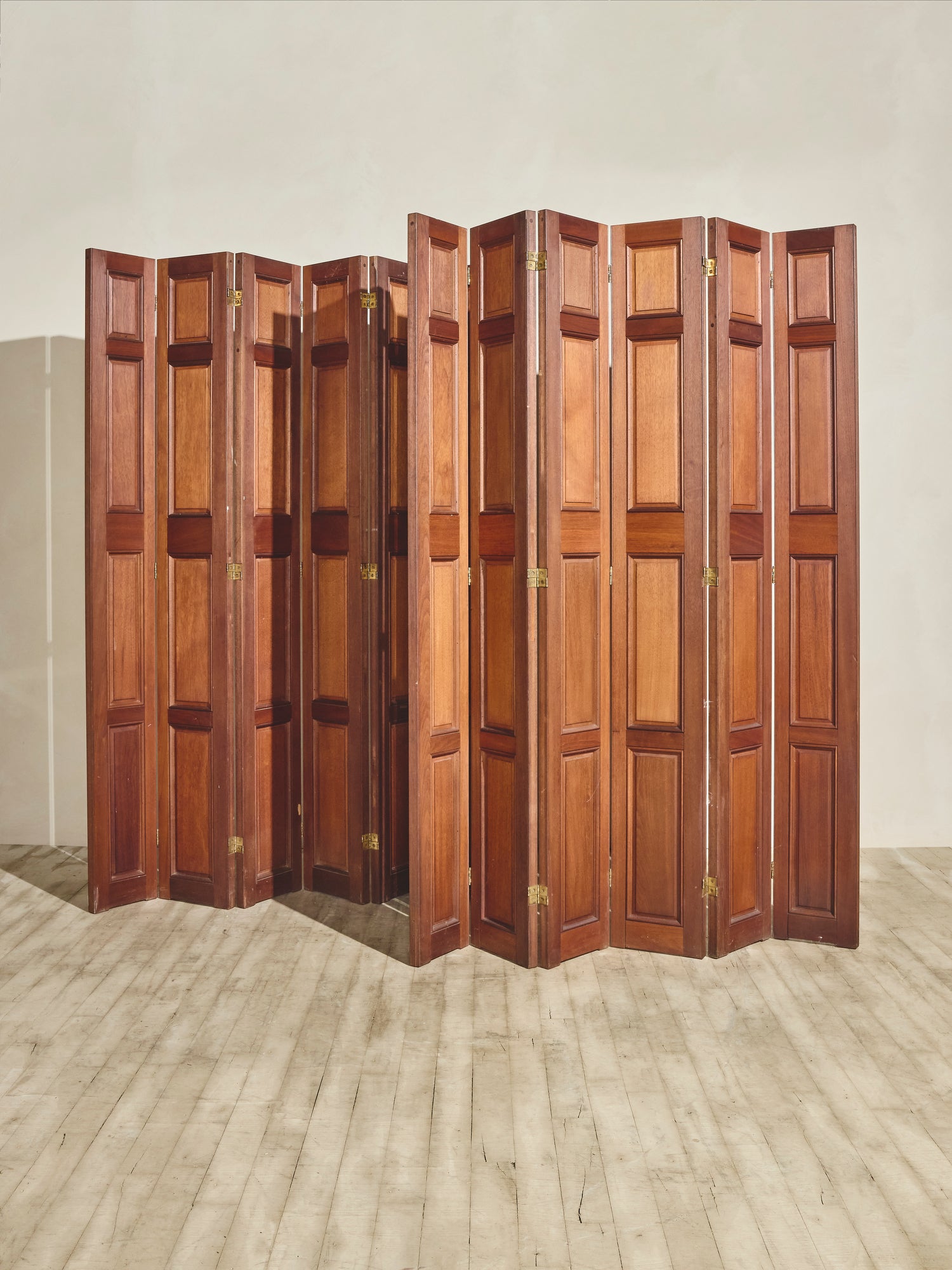 Wooden Panel Room Divider