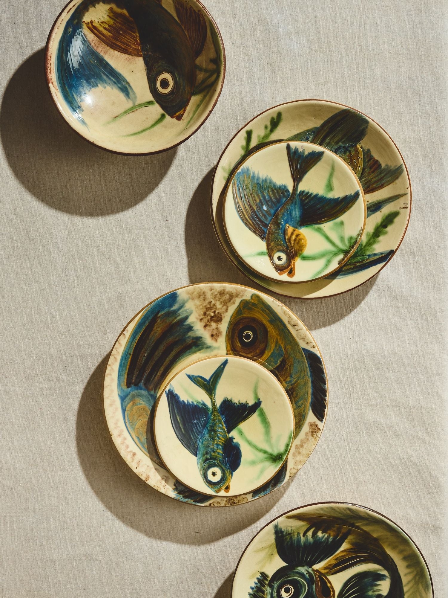 Decorative Hand-Painted Fish Collection