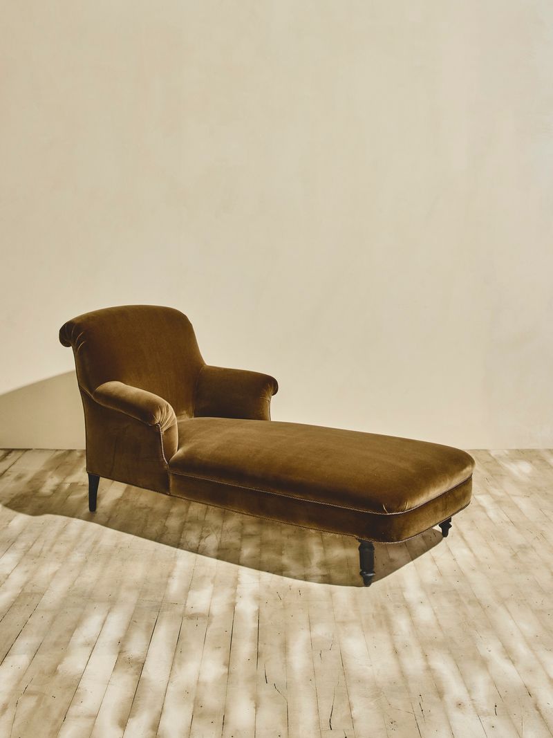 Velvet Chaise Lounge