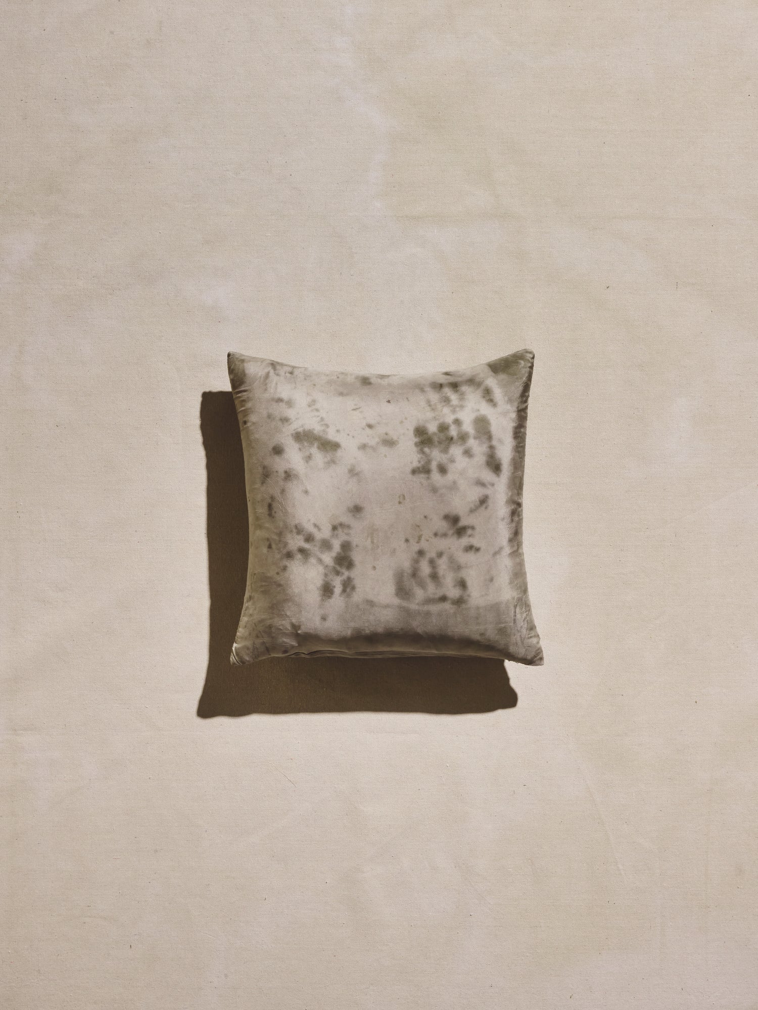 Silver Silk Pillow