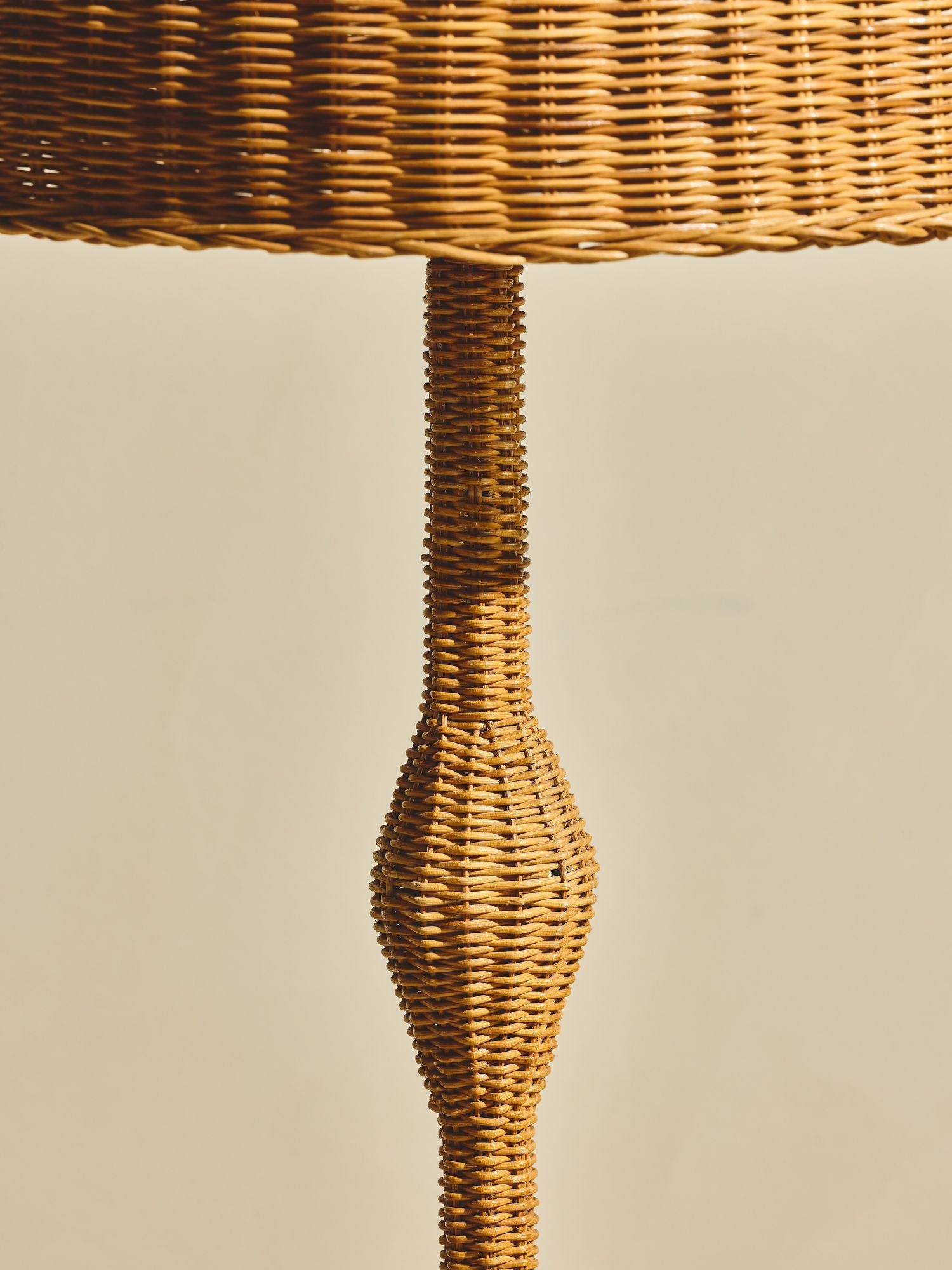 Woven Rattan Floor Lamp