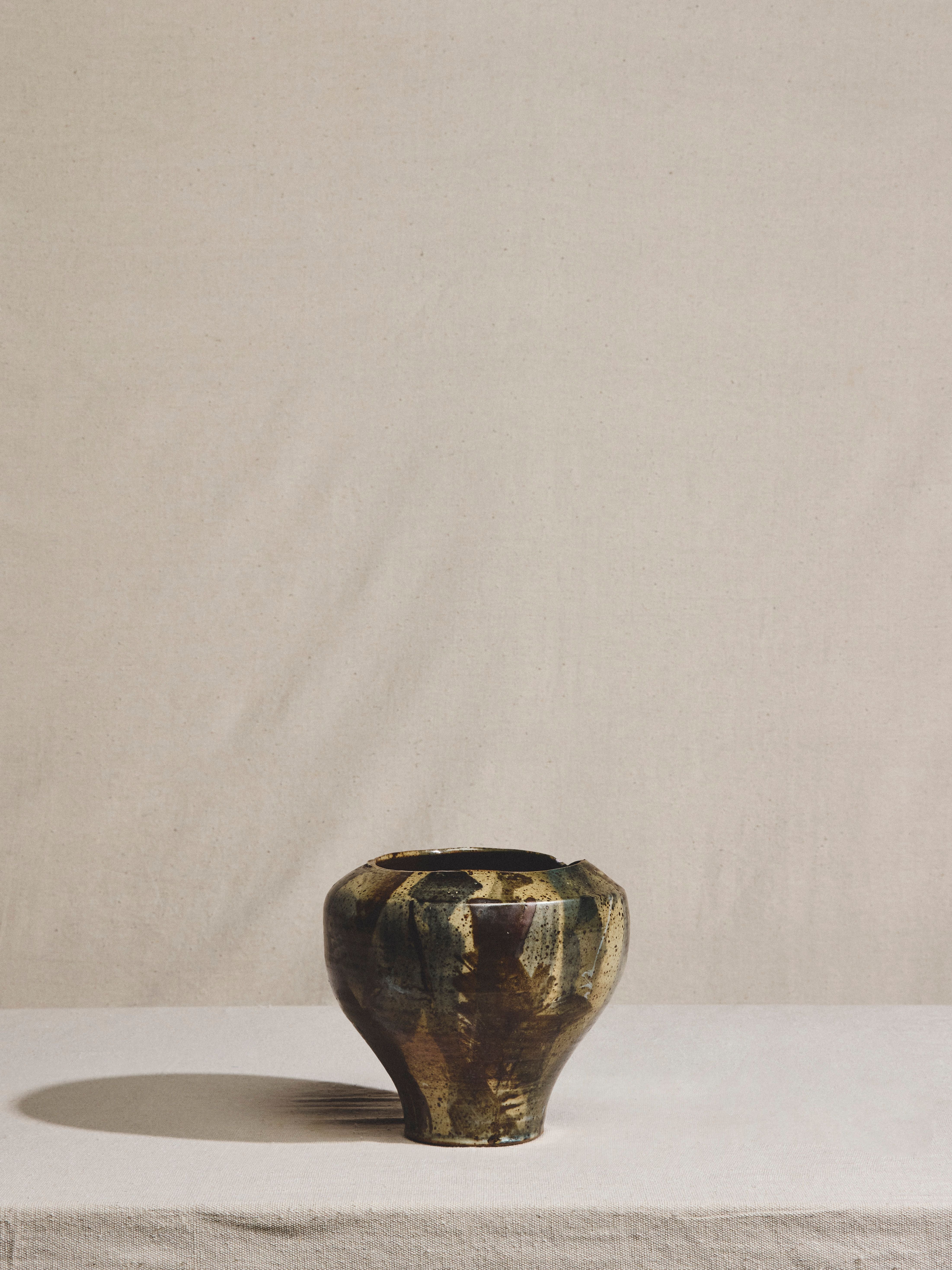 Glazed Earthy Pottery Vase