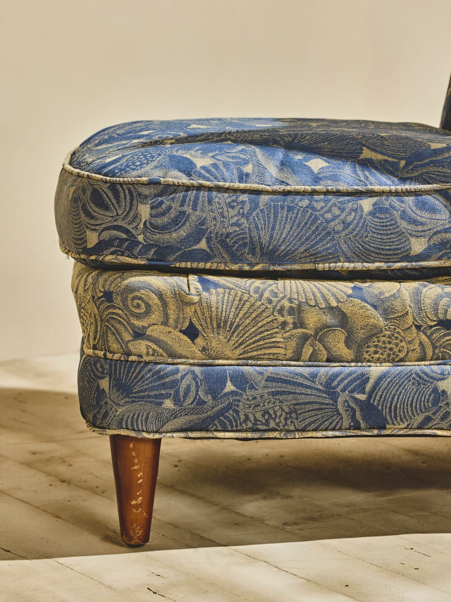 Pair of 1940's French Slipper Chairs