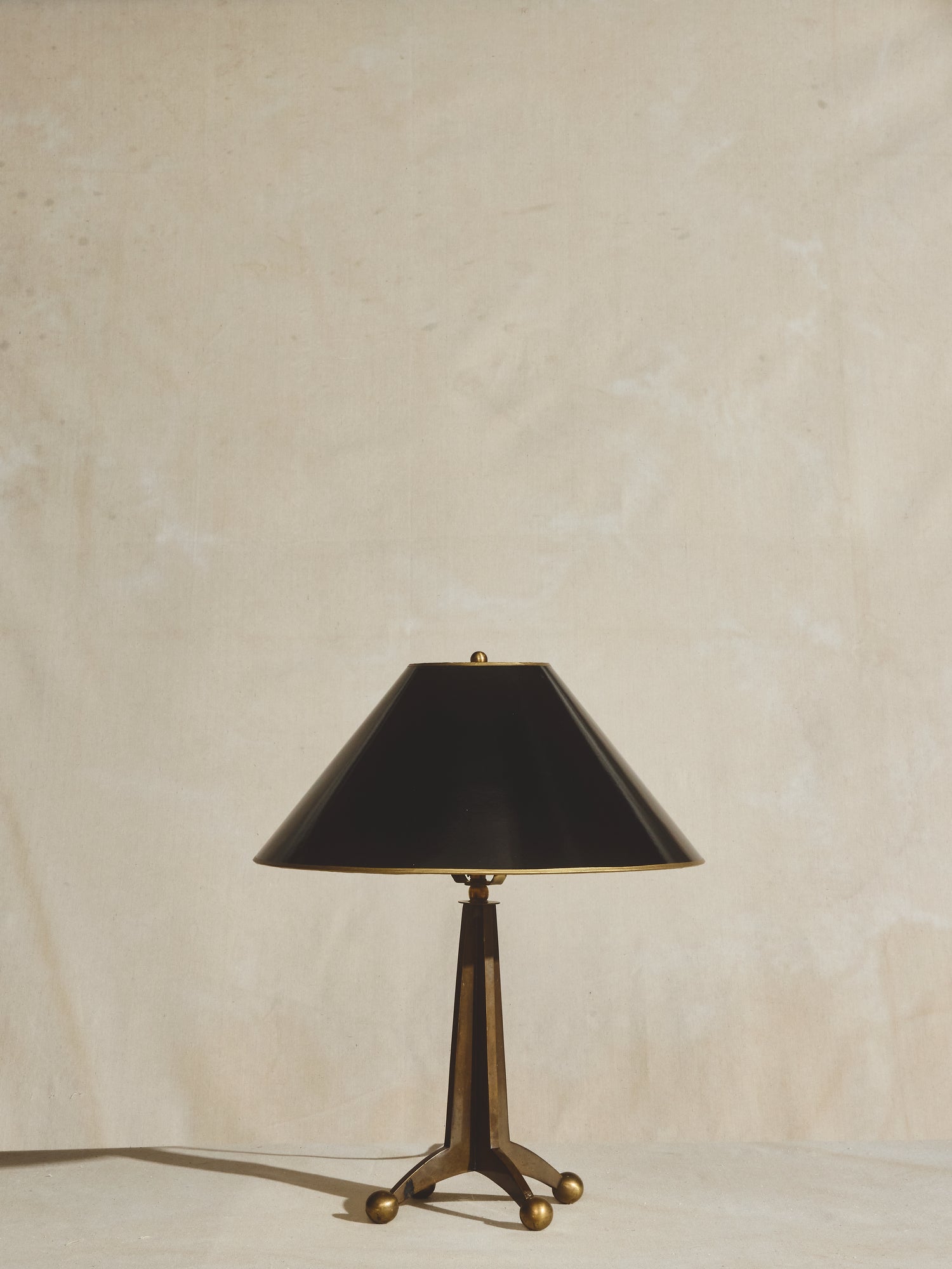 French Brass Table Lamp
