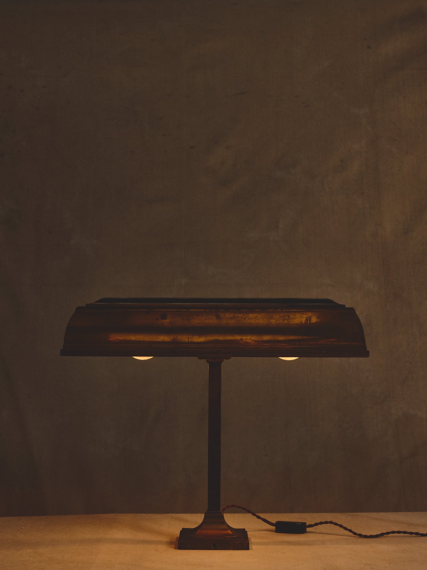 Bronze Bankers Lamp