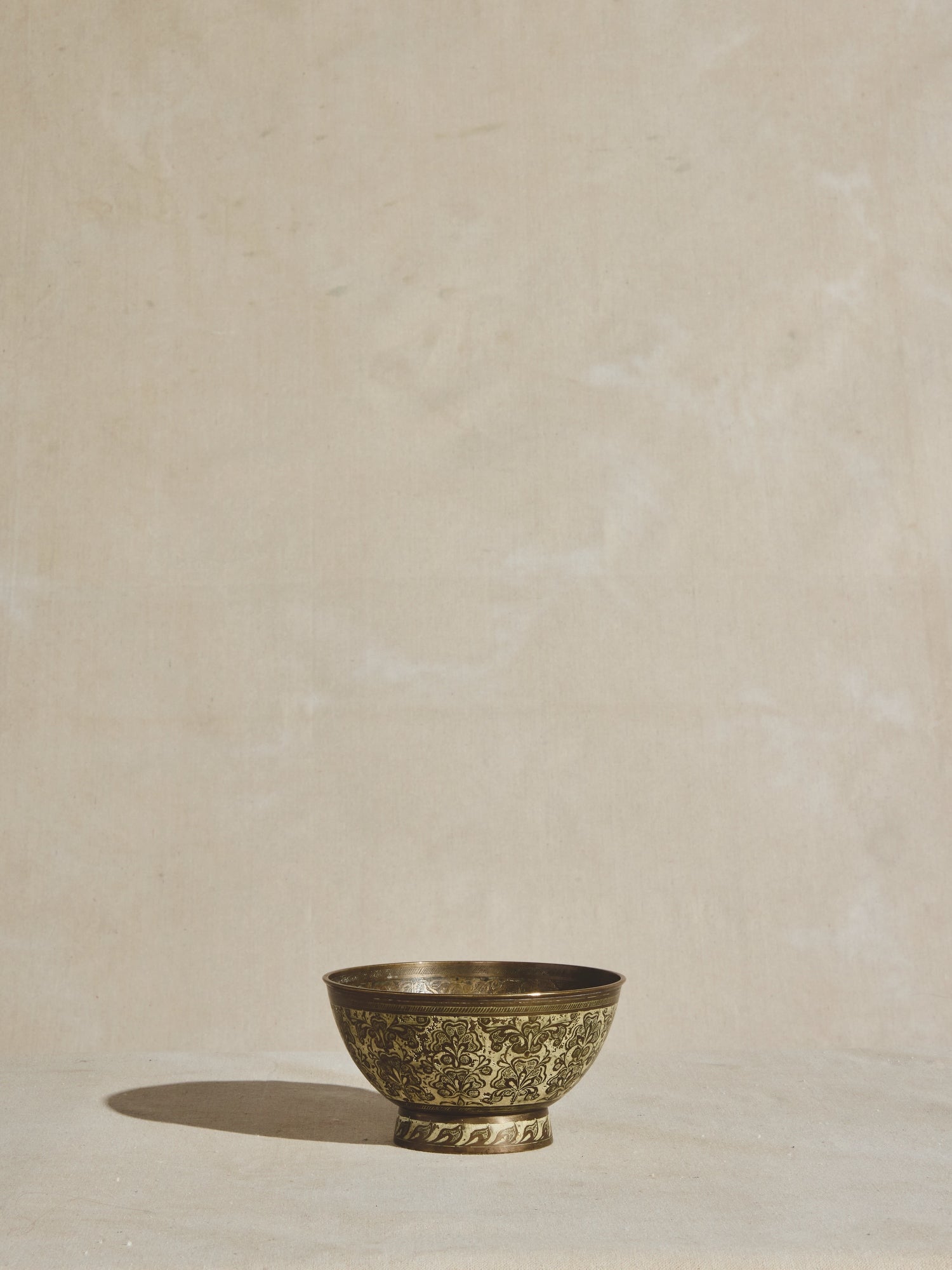 Engraved Bronze Bowl