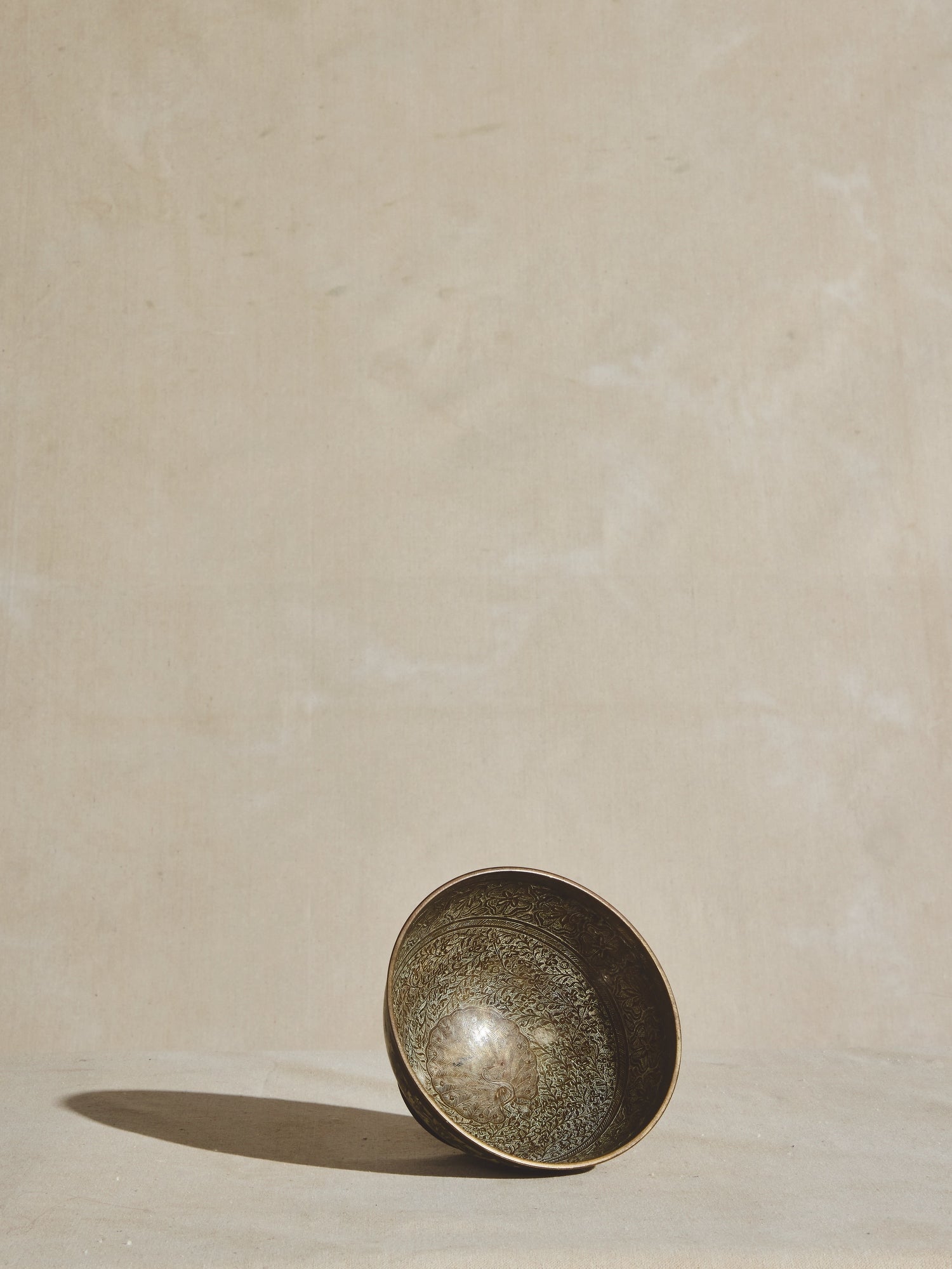 Engraved Bronze Bowl