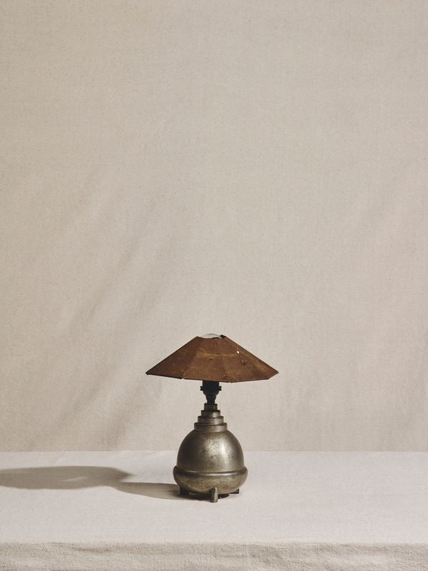 1940s Dutch Metal Table Lamp