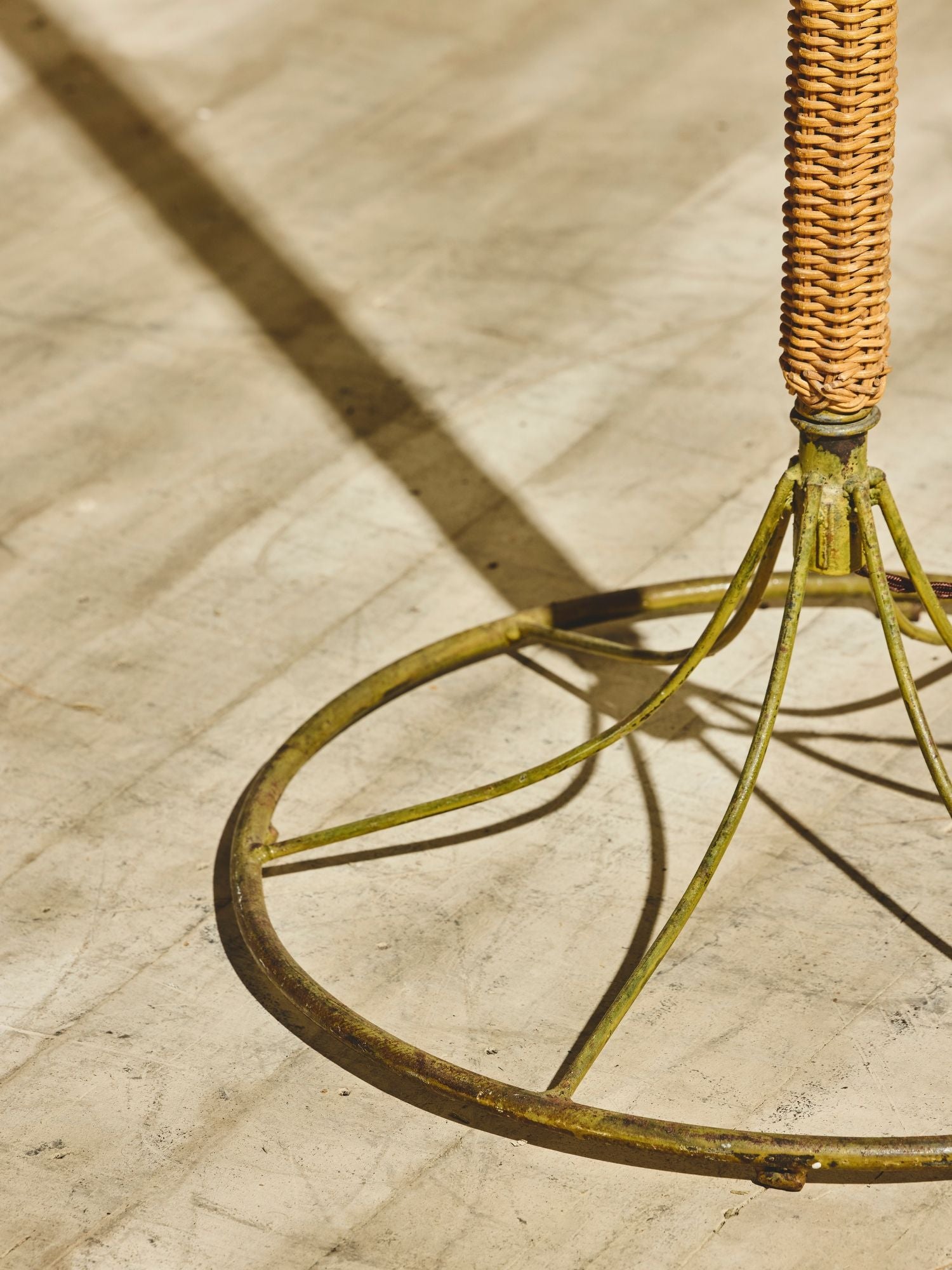 Woven Rattan Floor Lamp