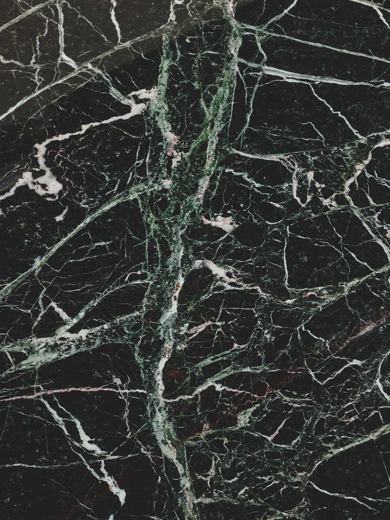 Round Green Marble Pedestal Dining Table