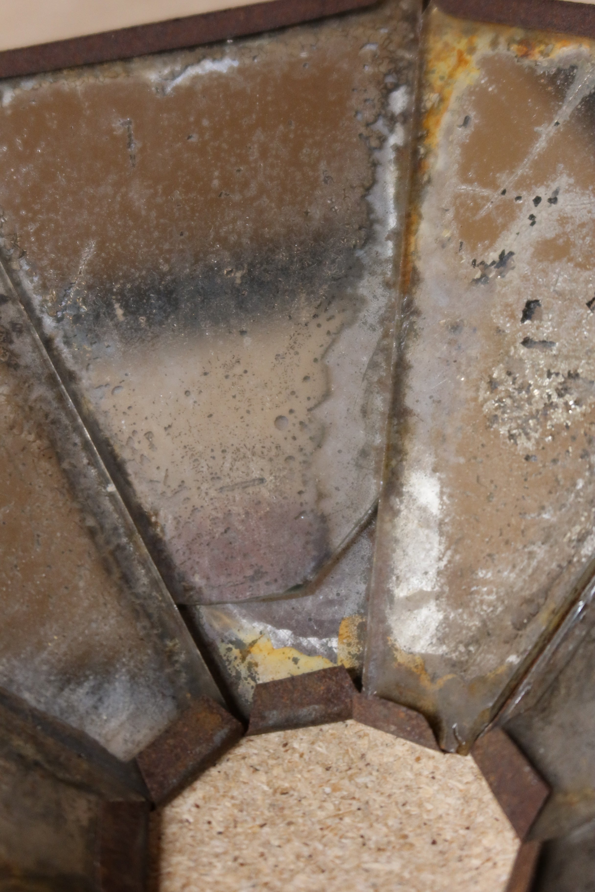 1940s Dutch Metal Table Lamp