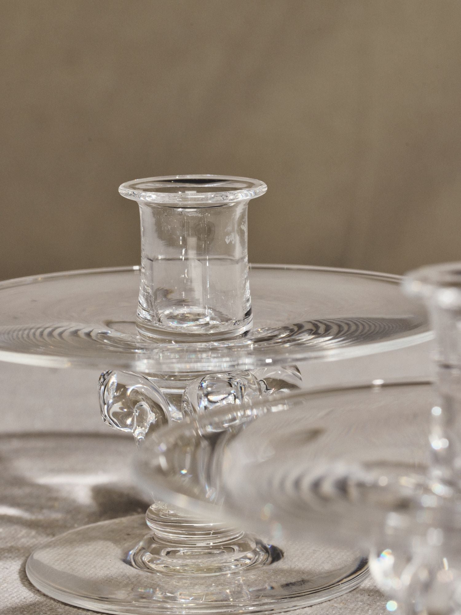 Steuben Candle Holder