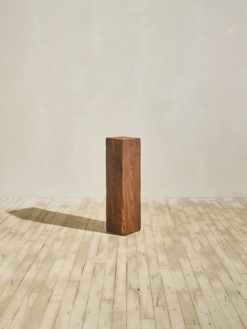 Hewn Wood Plinths