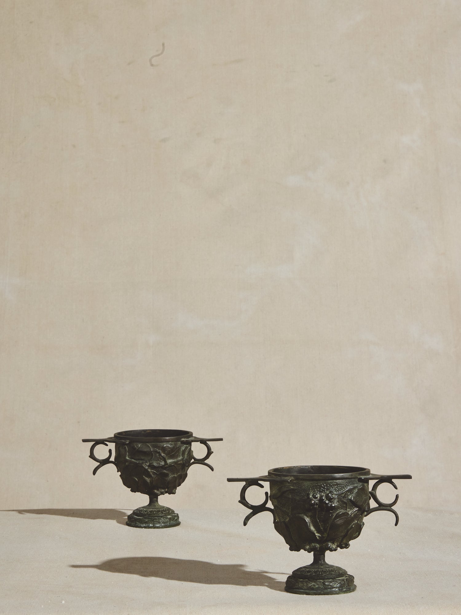 Pair of Italian Pedestal Vases