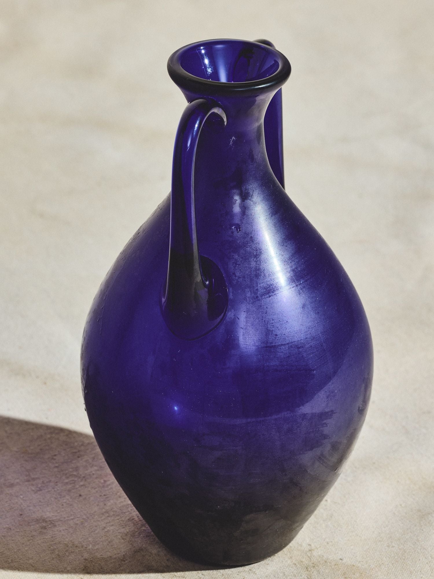 Cobalt Amphora Vase
