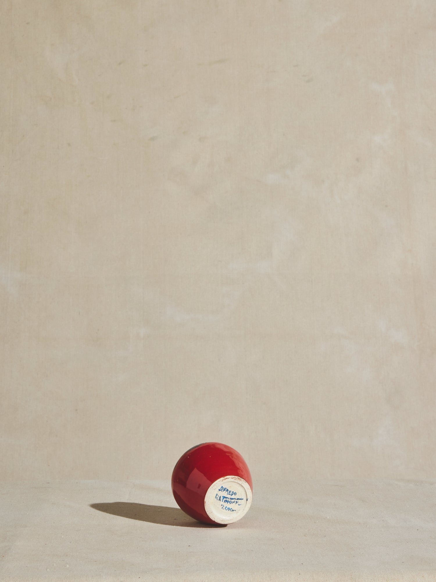 Red Face Vase