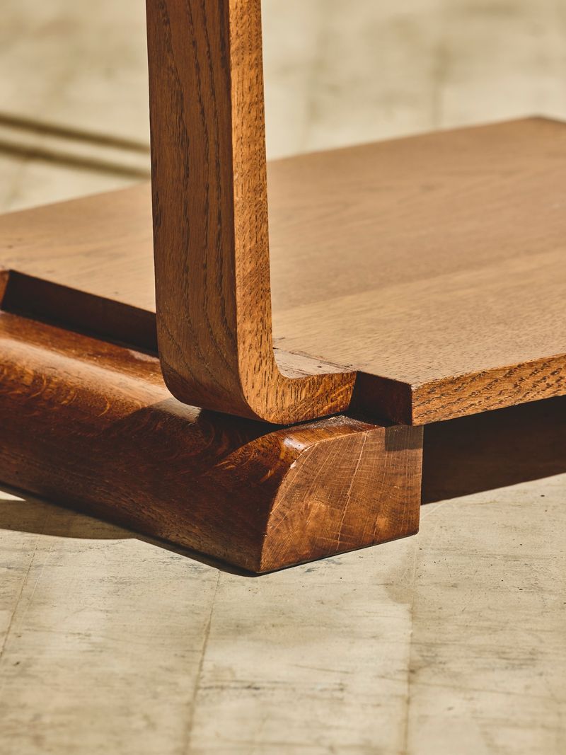 1930s French Walnut Side Table