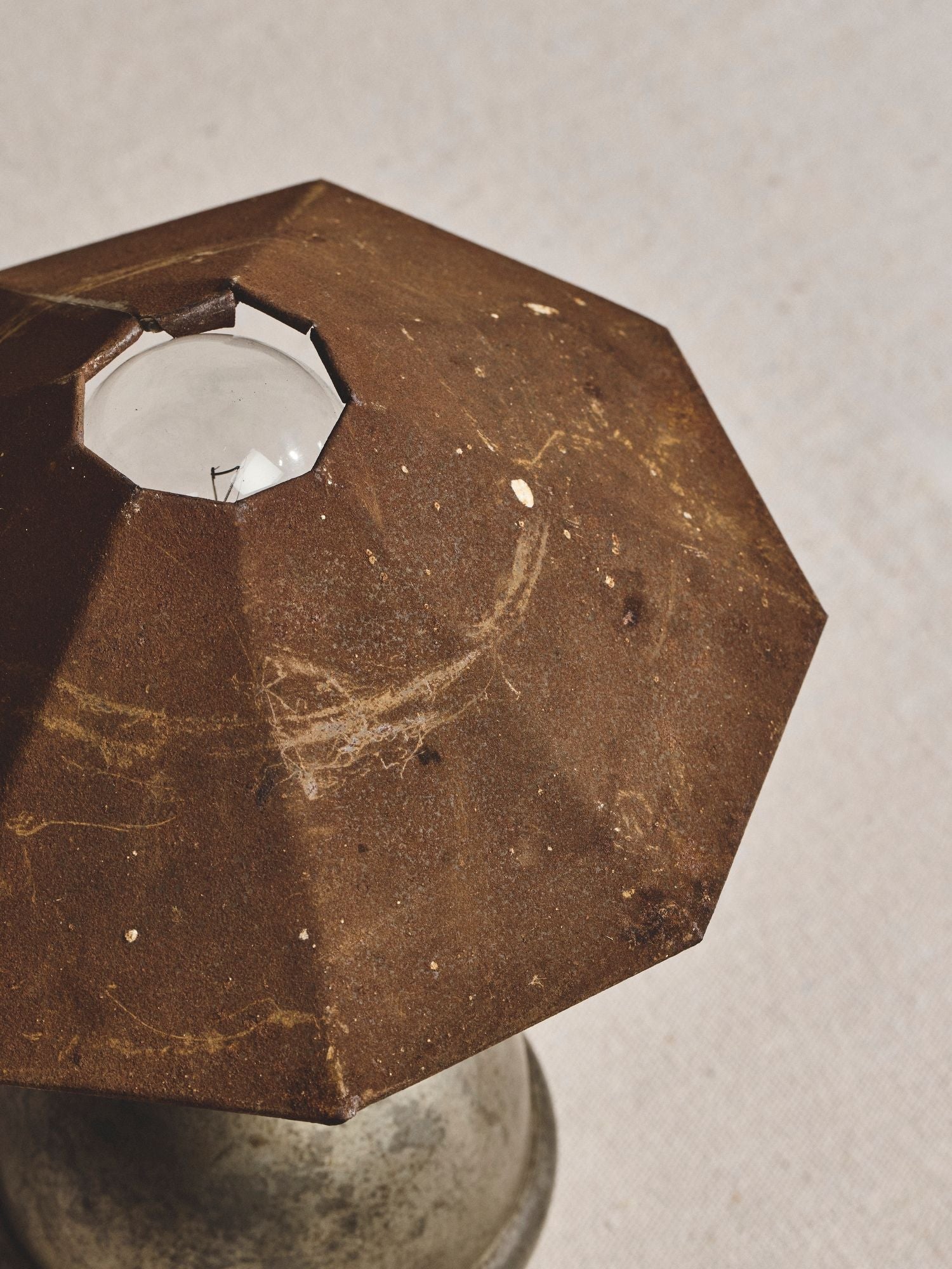 1940s Dutch Metal Table Lamp