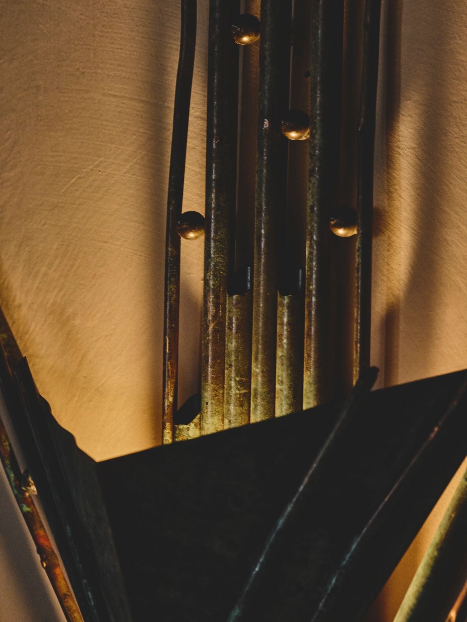 Verdigris Art Deco Wall Sconces – Pair