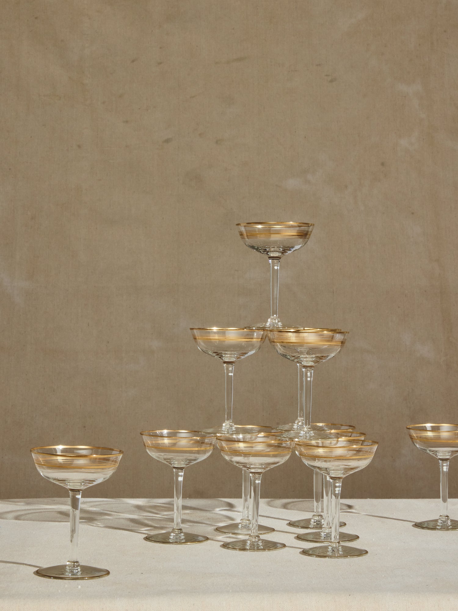 Vintage Gold Rimmed Coupes