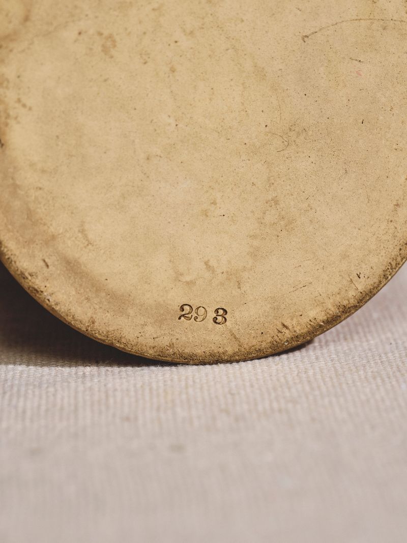 Ceramic Hand Painted Pitcher Stamped