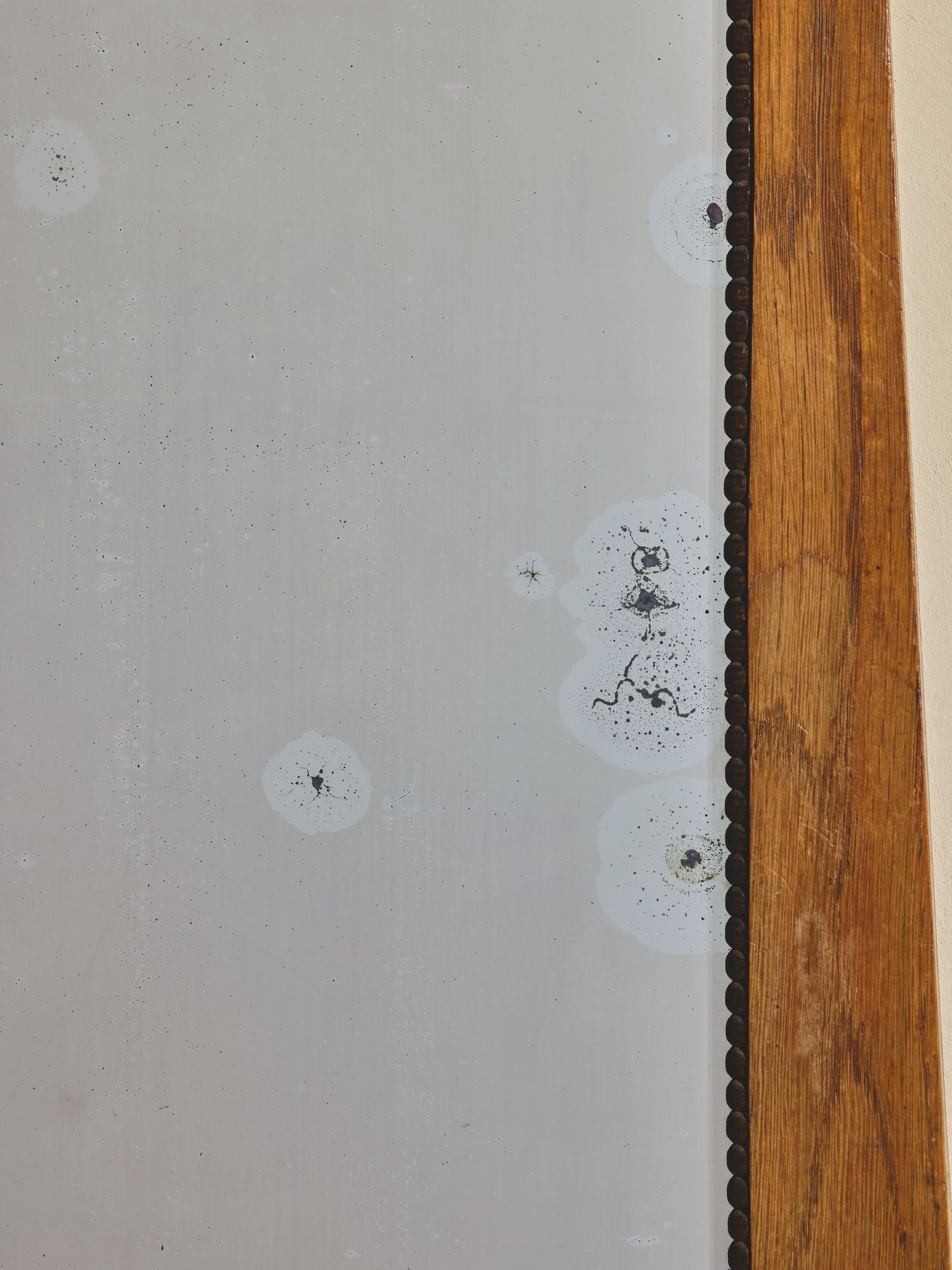 Vintage Oak Art Deco Mirror