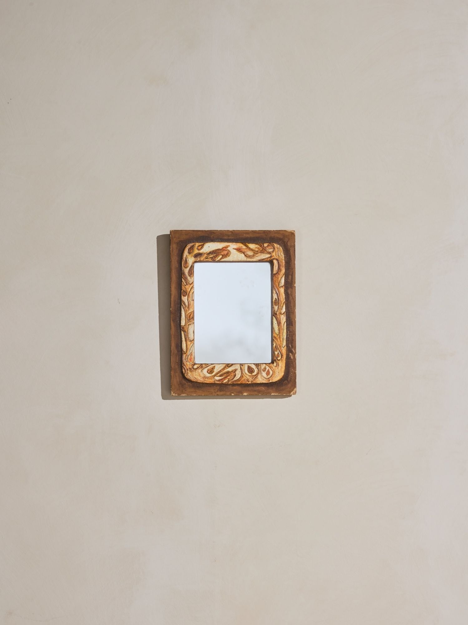 Hand-Carved Frame Mirror
