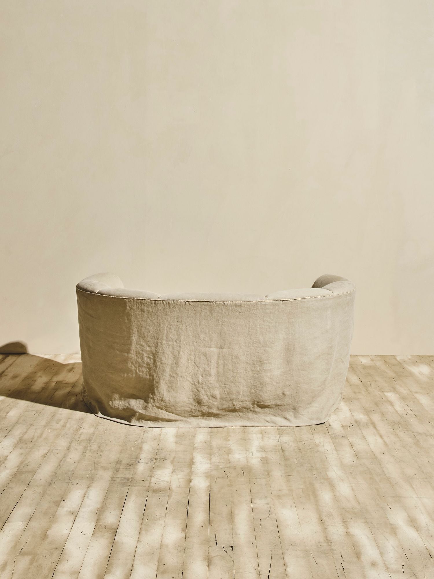 Danish Cabinetmaker Sofa with Slipcovered Cape