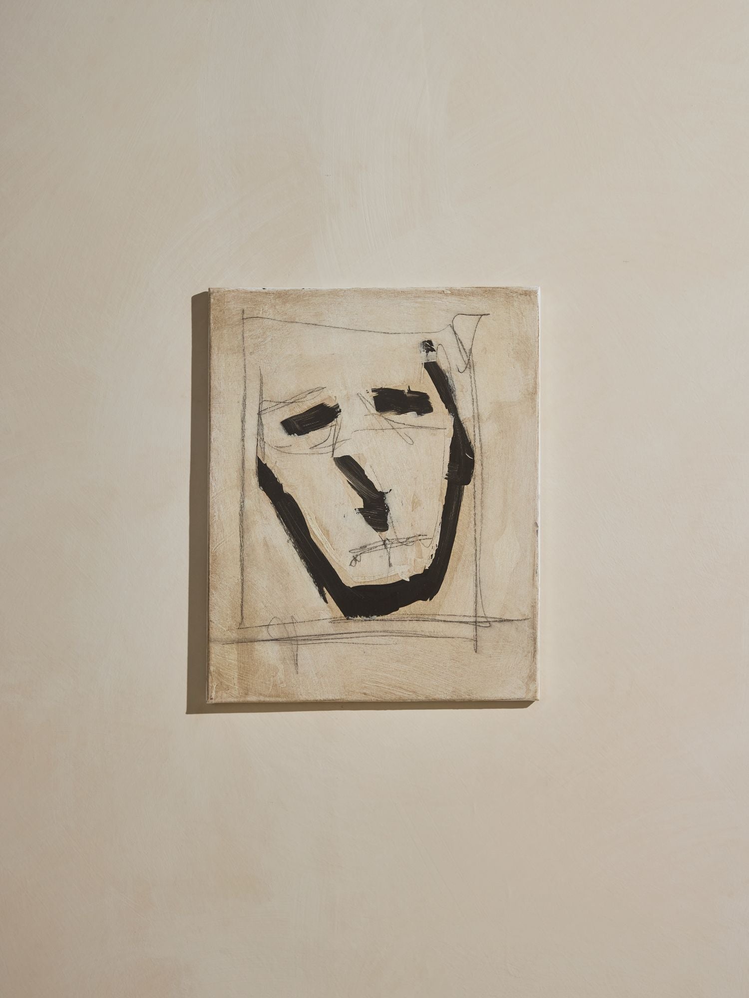 Scott Kerr Abstract Face Artwork A-D