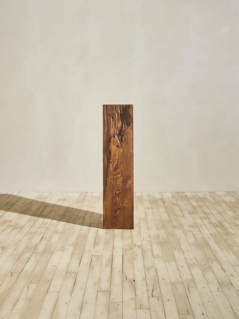 Hewn Wood Plinths