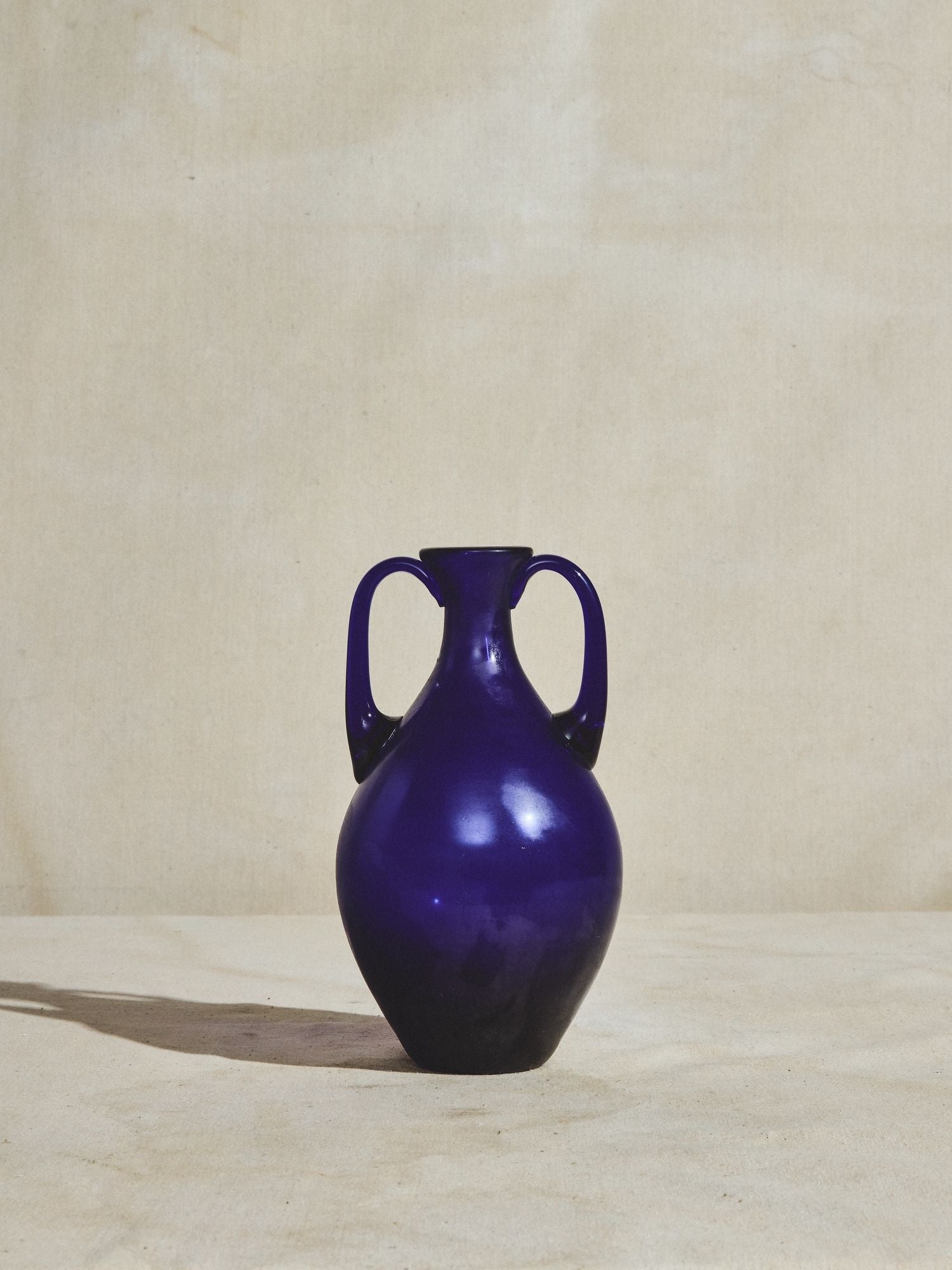 Cobalt Amphora Vase