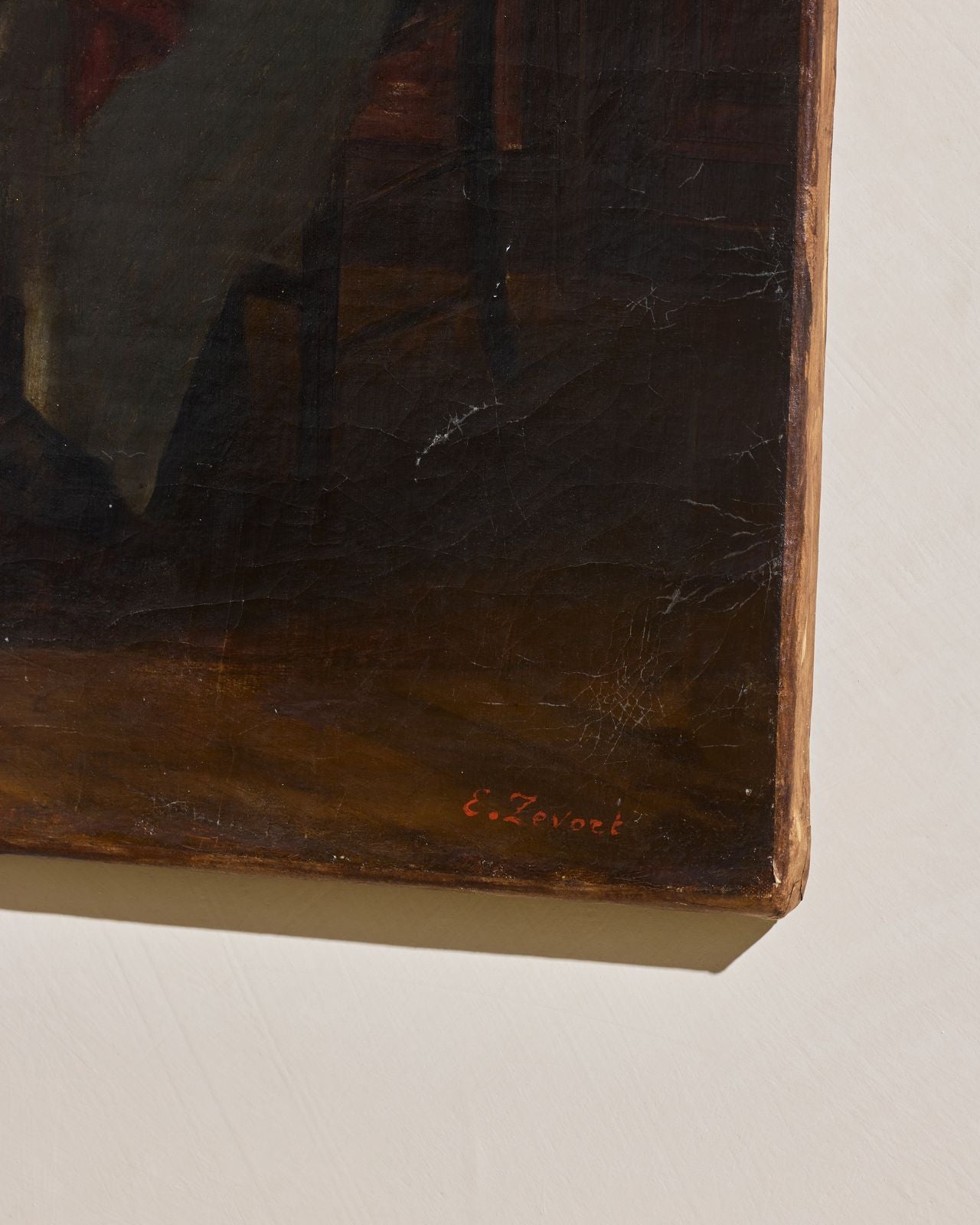 English Woman Seated, Oil on Canvas