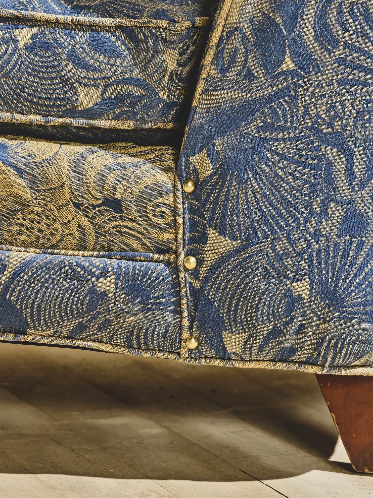 Pair of 1940's French Slipper Chairs